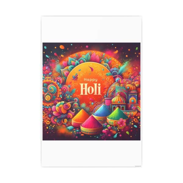 Happy Holi Photo Art Paper Posters - Image 88