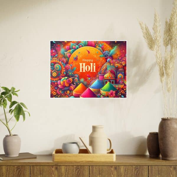 Happy Holi Photo Art Paper Posters - Image 60