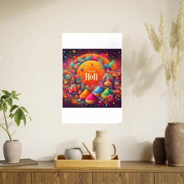 Happy Holi Photo Art Paper Posters - Image 90