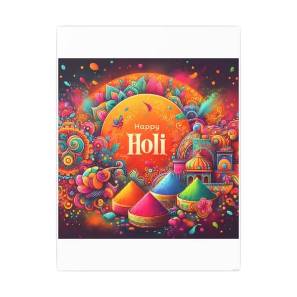 Happy Holi Photo Art Paper Posters - Image 100