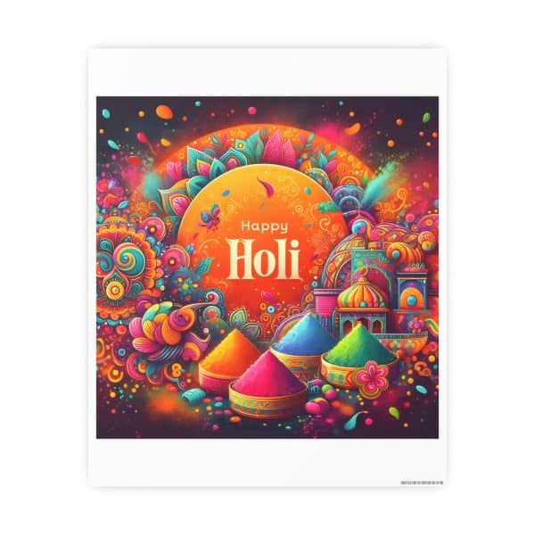 Happy Holi Photo Art Paper Posters - Image 31