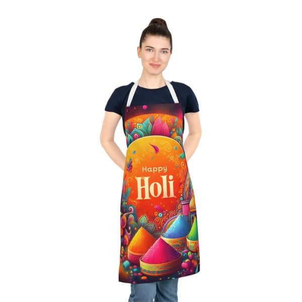 Happy Holi Adult Apron (AOP) - Image 3