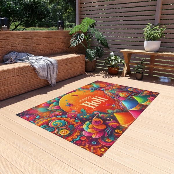 Happy Holi Outdoor Rug - Image 11