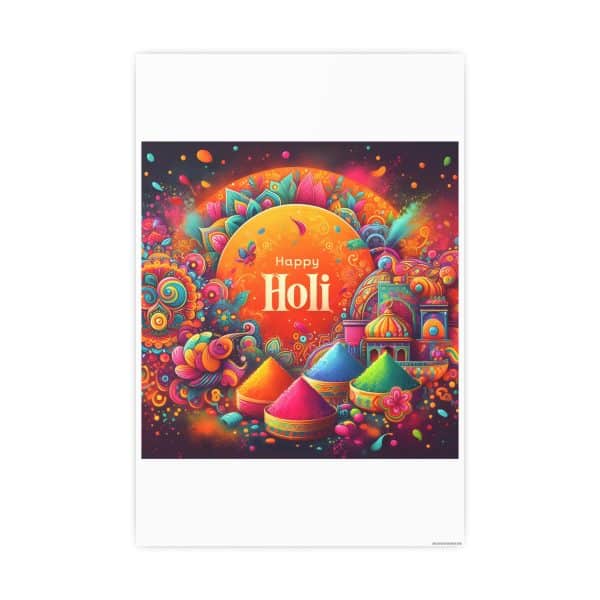 Happy Holi Photo Art Paper Posters - Image 37