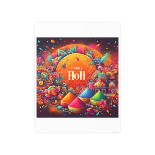 Happy Holi Photo Art Paper Posters - Image 124