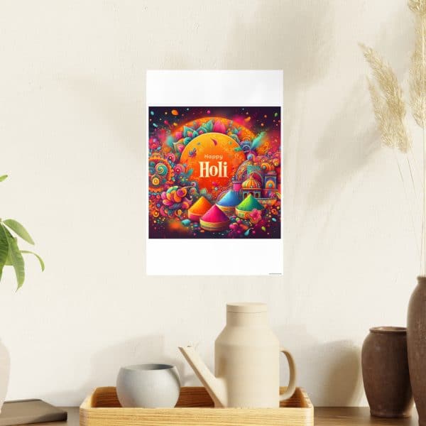 Happy Holi Photo Art Paper Posters - Image 39