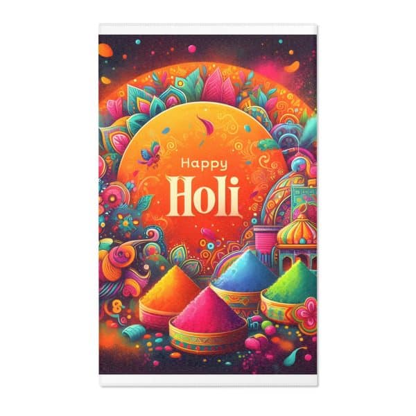 Happy Holi Area Rugs - Image 4