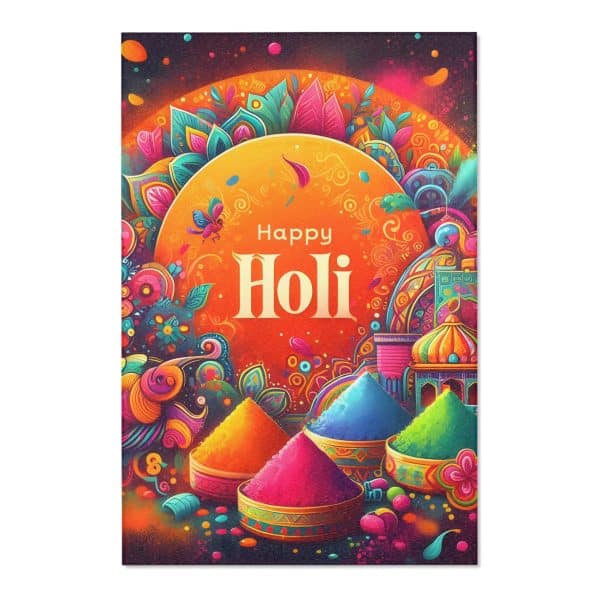 Happy Holi Area Rugs - Image 7