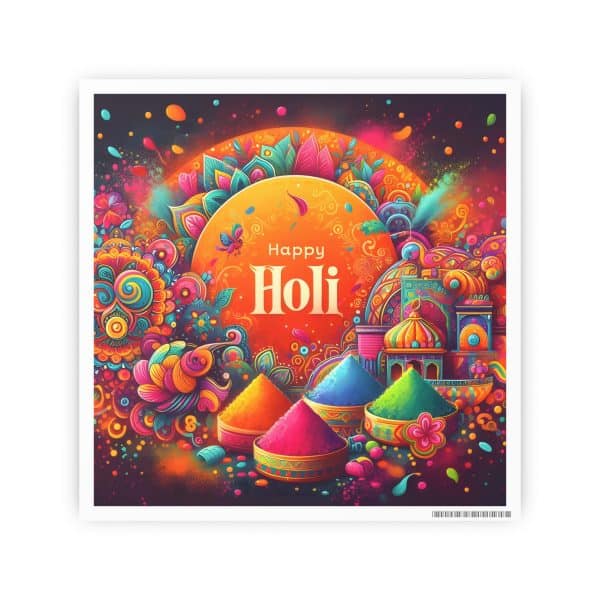 Happy Holi Photo Art Paper Posters - Image 43