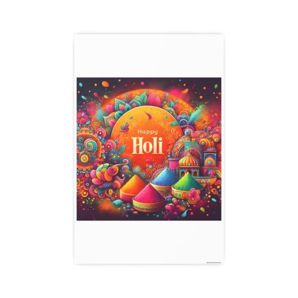 Happy Holi Photo Art Paper Posters - Image 127