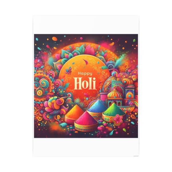 Happy Holi Photo Art Paper Posters - Image 94