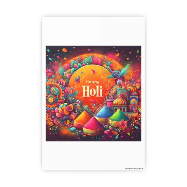 Happy Holi Photo Art Paper Posters - Image 25