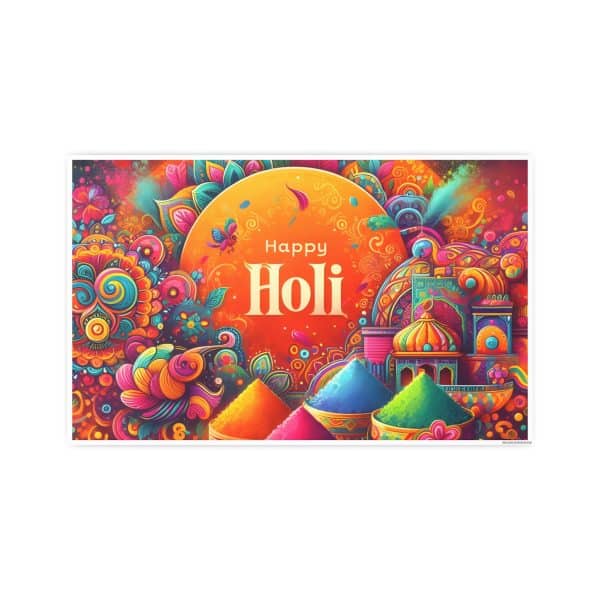 Happy Holi Photo Art Paper Posters - Image 121