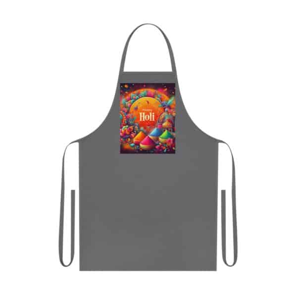 Happy Holi Cotton Apron - Image 3