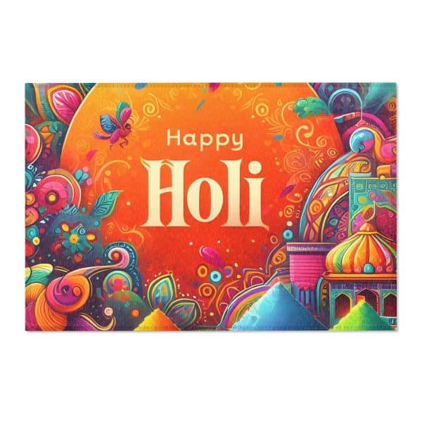 Happy Holi Area Rugs - Image 10