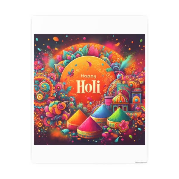 Happy Holi Photo Art Paper Posters - Image 34