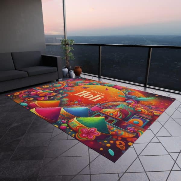 Happy Holi Outdoor Rug - Image 16