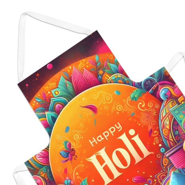 Happy Holi Adult Apron (AOP) - Image 2