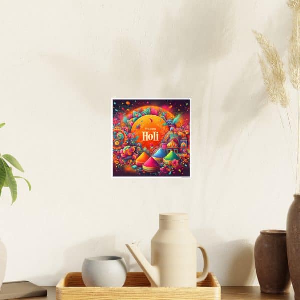 Happy Holi Photo Art Paper Posters - Image 51