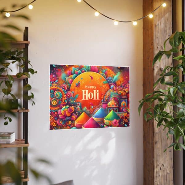 Happy Holi Photo Art Paper Posters - Image 74