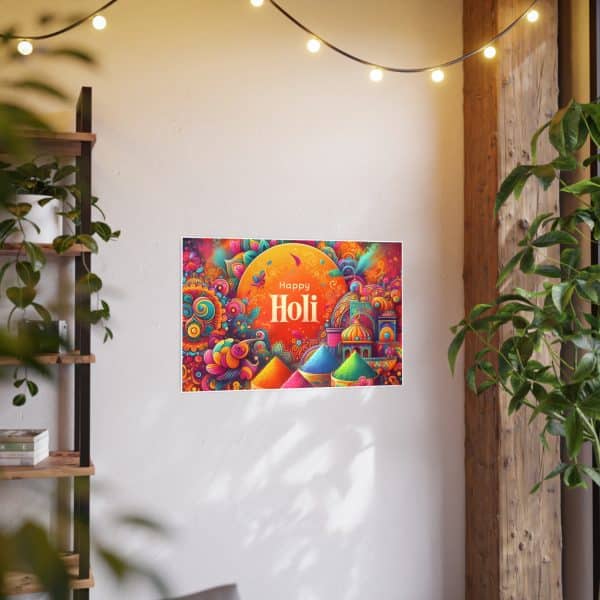 Happy Holi Photo Art Paper Posters - Image 137