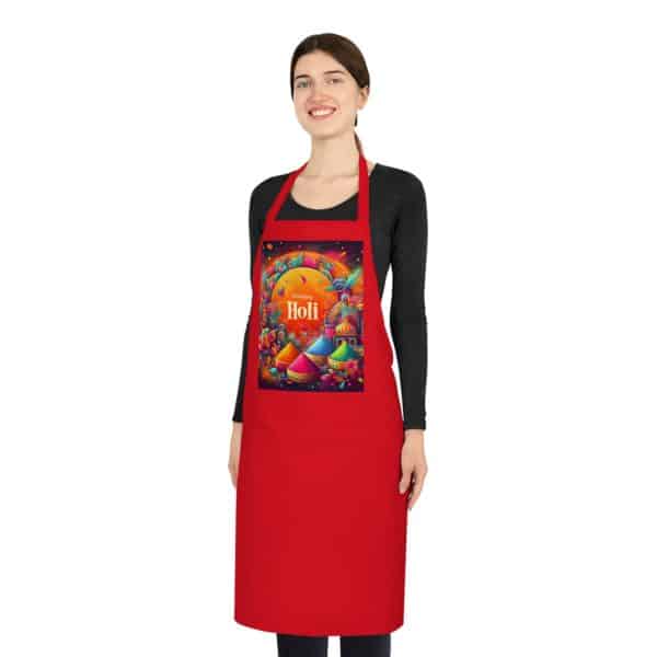 Happy Holi Cotton Apron - Image 10