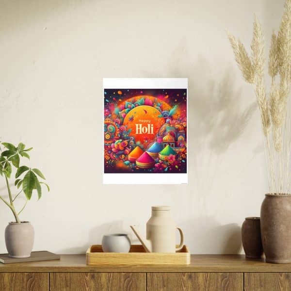 Happy Holi Photo Art Paper Posters - Image 135