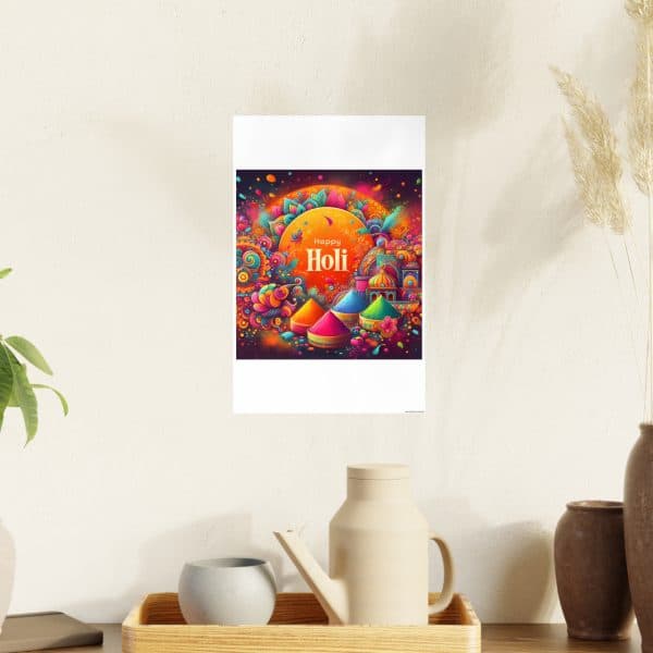 Happy Holi Photo Art Paper Posters - Image 129