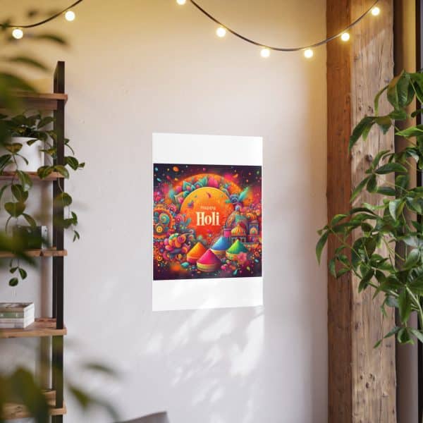 Happy Holi Photo Art Paper Posters - Image 98