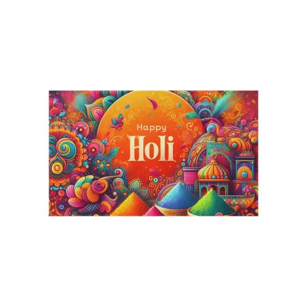 Happy Holi Outdoor Rug - Image 5