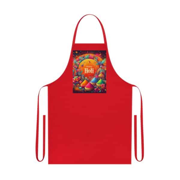 Happy Holi Cotton Apron - Image 9