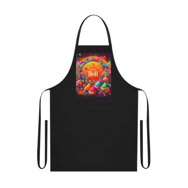 Happy Holi Cotton Apron