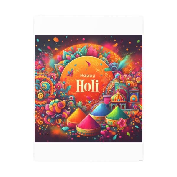 Happy Holi Photo Art Paper Posters - Image 106