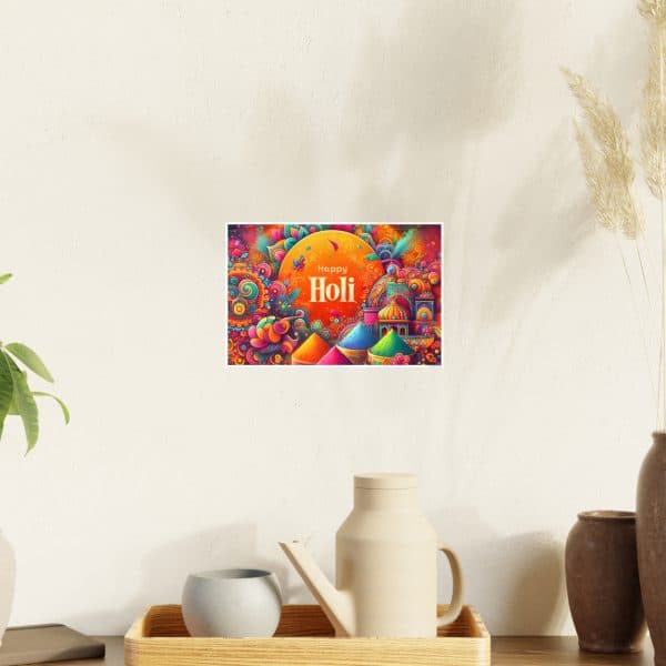 Happy Holi Photo Art Paper Posters - Image 18