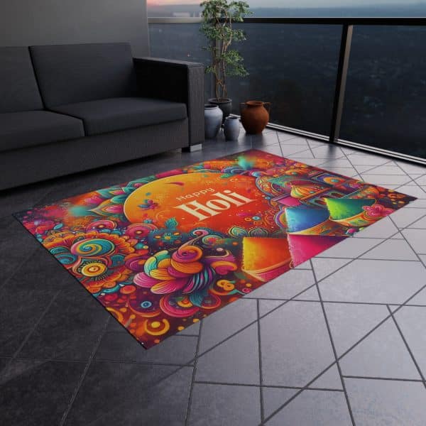 Happy Holi Outdoor Rug - Image 20