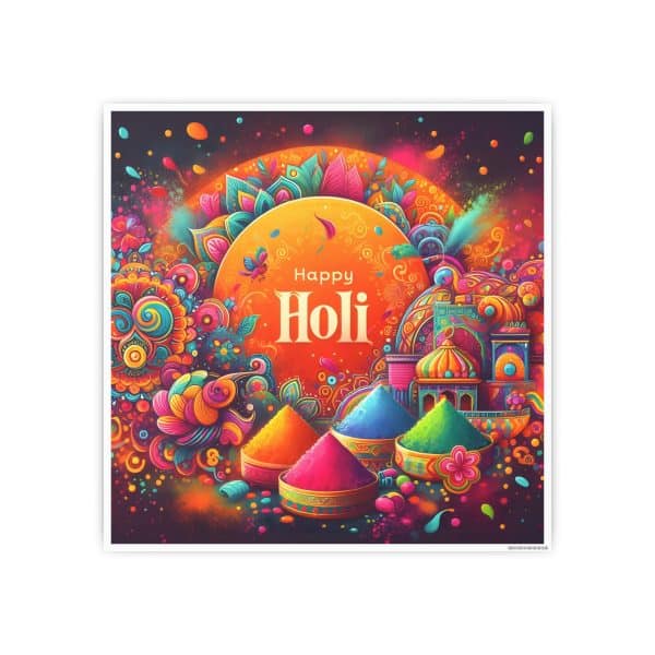 Happy Holi Photo Art Paper Posters - Image 52