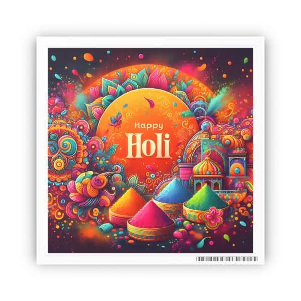 Happy Holi Photo Art Paper Posters - Image 40