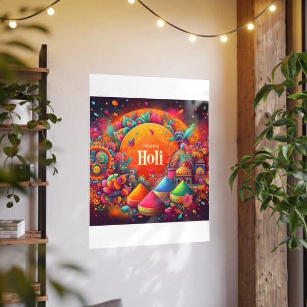 Happy Holi Photo Art Paper Posters - Image 107