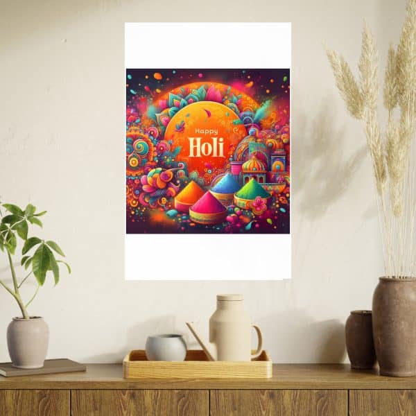 Happy Holi Photo Art Paper Posters - Image 141