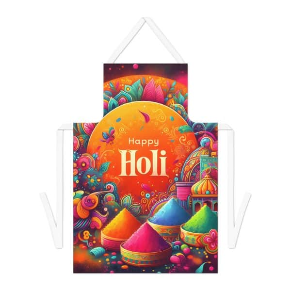 Happy Holi Adult Apron (AOP)