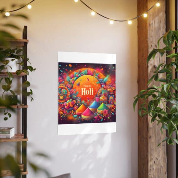 Happy Holi Photo Art Paper Posters - Image 101